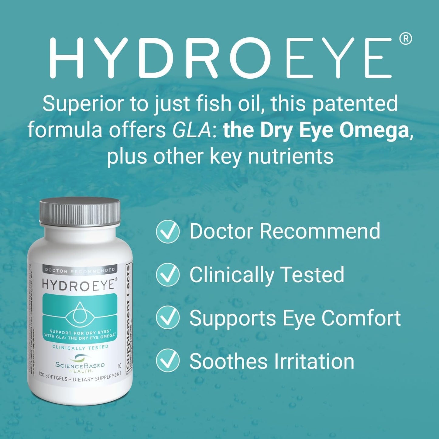 HydroEye Dry Eye Supplement
