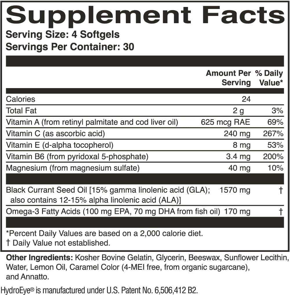 HydroEye Dry Eye Supplement