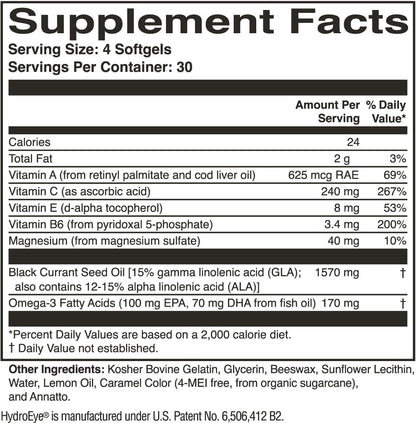 HydroEye Dry Eye Supplement